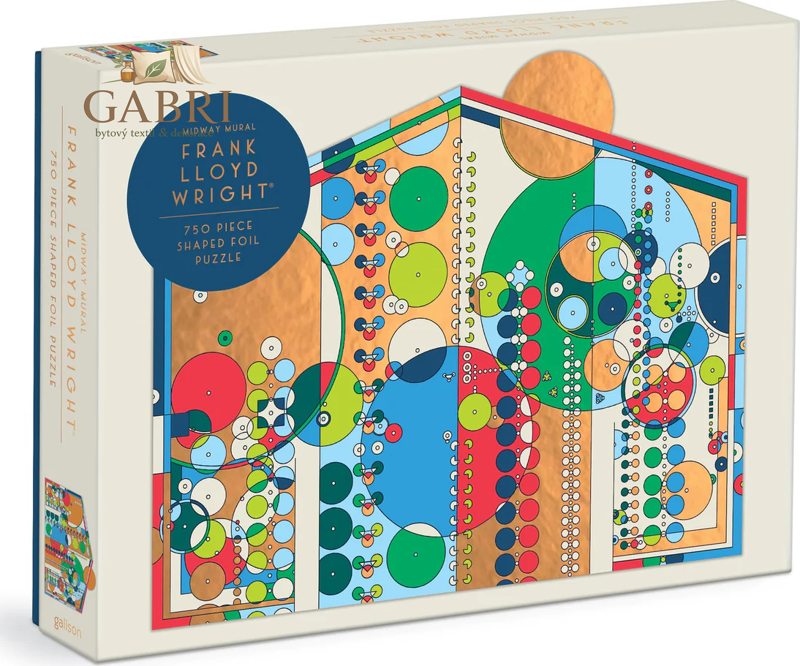 GALISON Tvarové puzzle Frank Lloyd Wright: Midway Mural 750 dílků