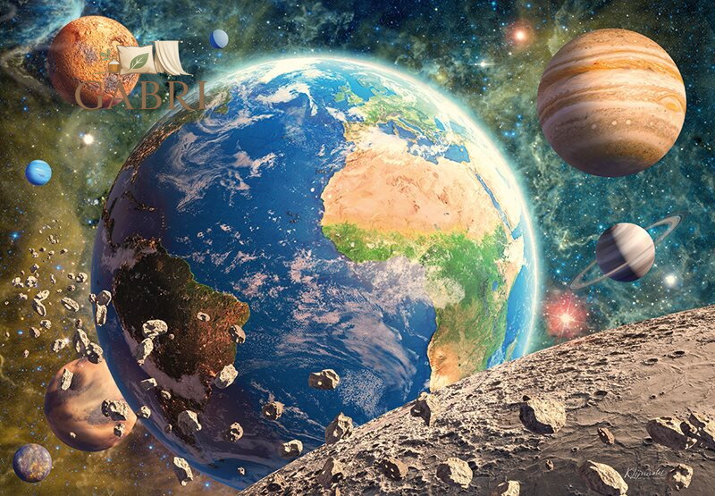 CHERRY PAZZI Puzzle Výhled z Měsíce 500 dílků