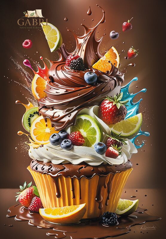 CHERRY PAZZI Puzzle Bláznivý dort 500 dílků