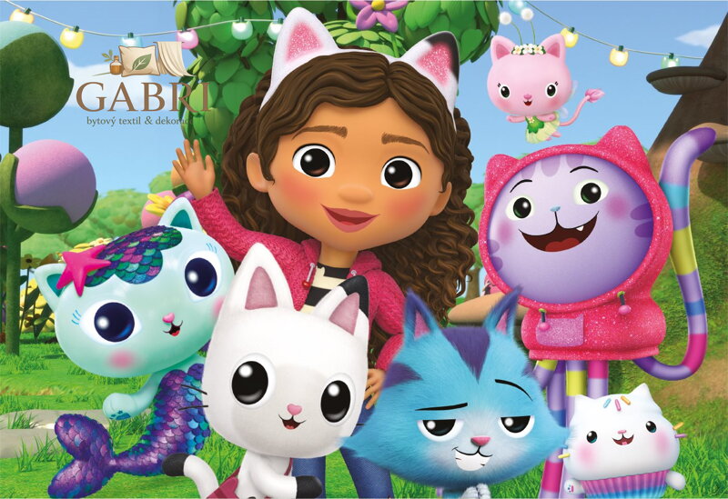 DINO Puzzle Gábinin kouzelný domek 24 dílků