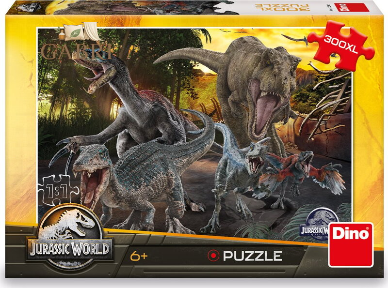 DINO Puzzle Jurský svět XL 300 dílků