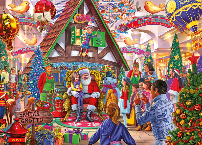 GIBSONS Puzzle Navštivte Santu 1000 dílků