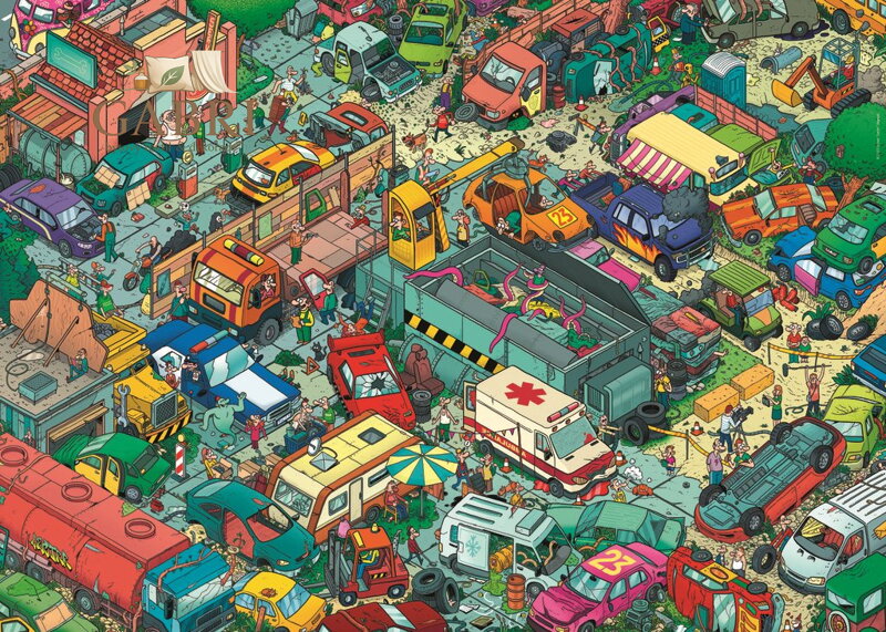 HEYE Puzzle Vrakoviště 1000 dílků