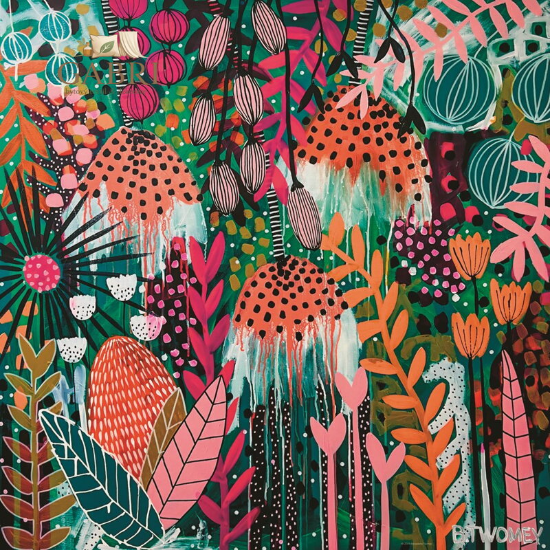 HEYE Čtvercové puzzle Flowery: Rubínový svit slunce 1000 dílků