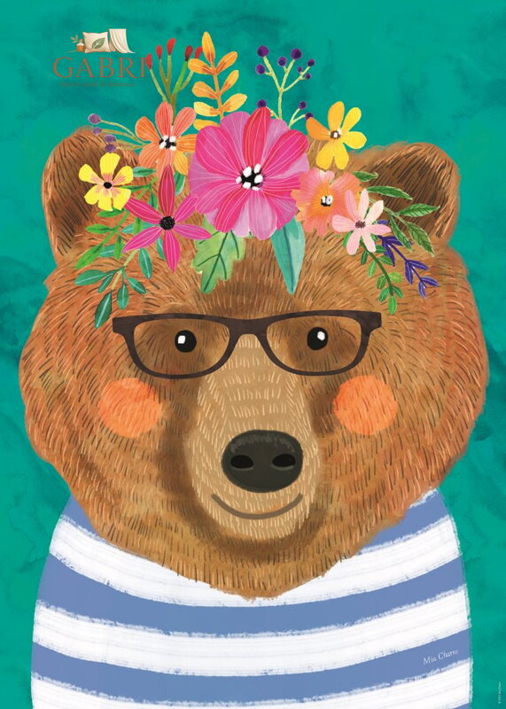 HEYE Puzzle Floral Friends: Něžný Brumla 1000 dílků