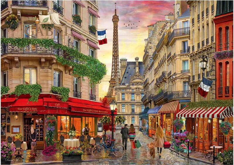 ANATOLIAN Puzzle Kavárna Cafe Eiffel 1500 dílků