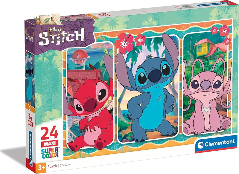 CLEMENTONI Puzzle Stitch MAXI 24 dílků