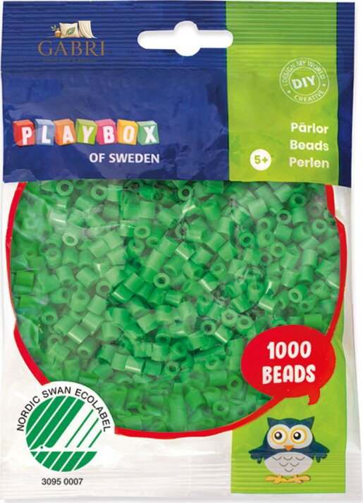 PLAYBOX Zažehlovací korálky - zelené 1000ks