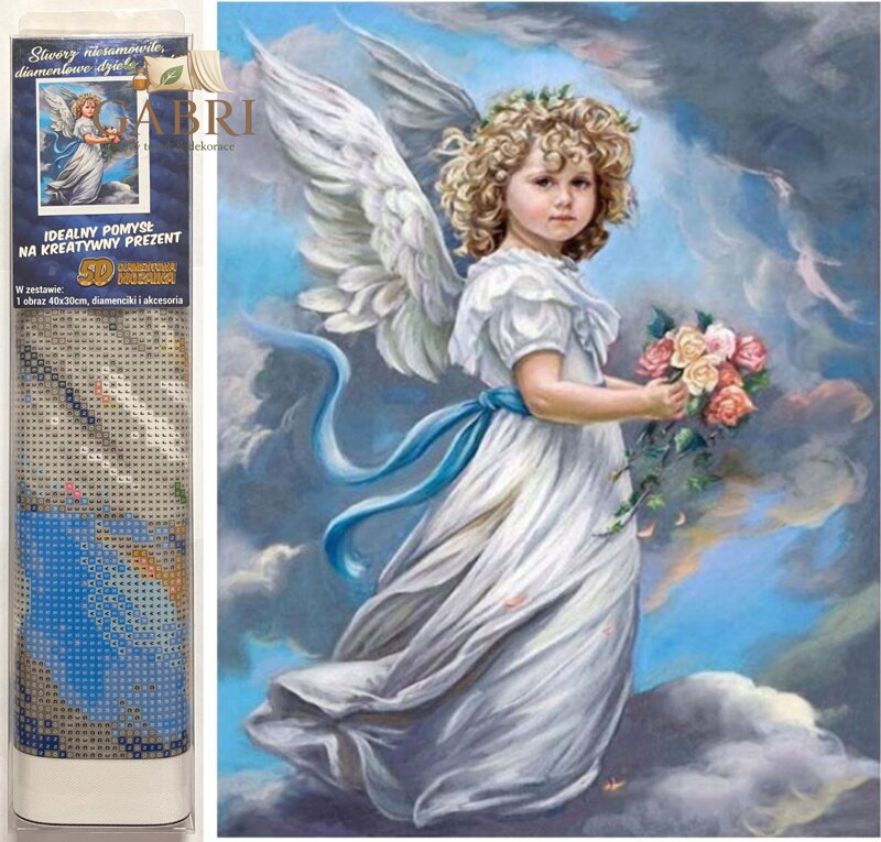 Norimpex Diamantové malování Cherubín 30x40cm