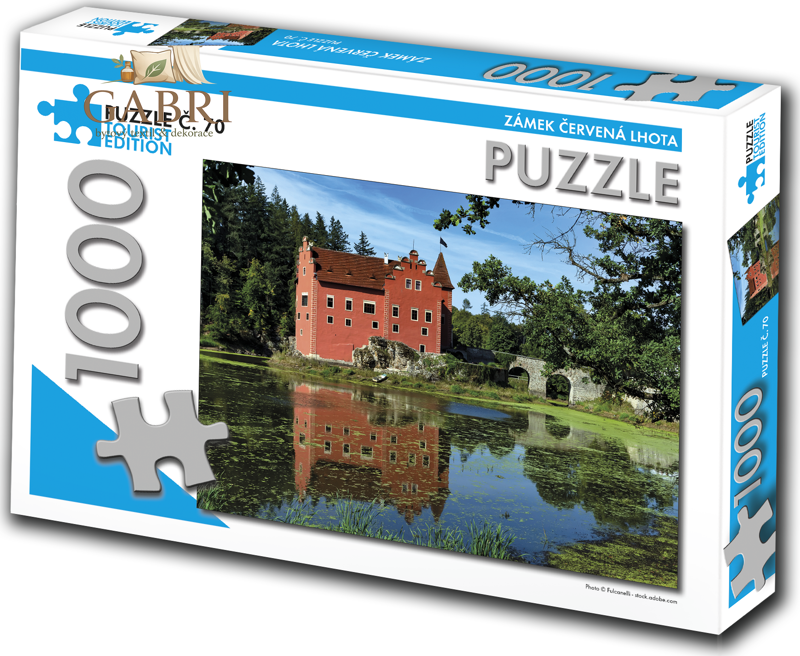 TOURIST EDITION Puzzle Zámek Červená Lhota 1000 dílků (č.70)