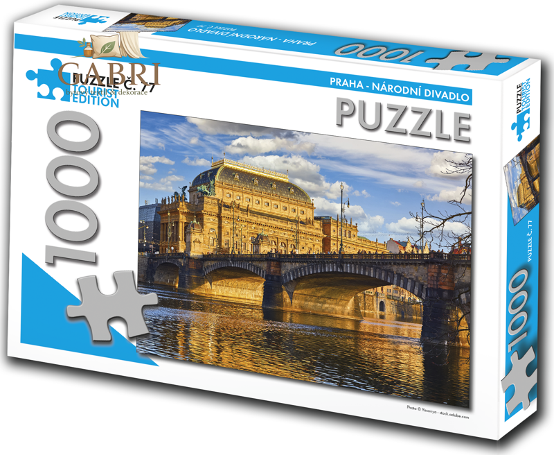 TOURIST EDITION Puzzle Praha - Národní divadlo 1000 dílků (č.77)