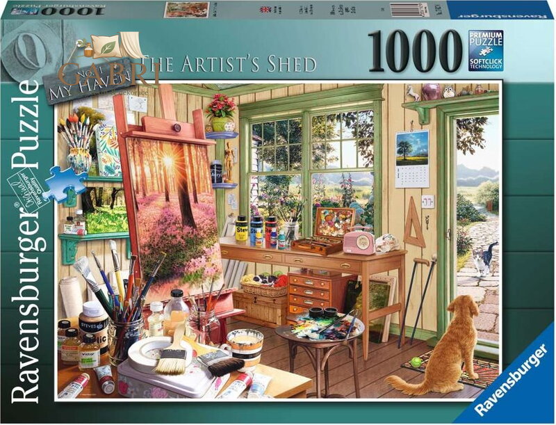 RAVENSBURGER Puzzle My Haven č.11: Zahradní ateliér 1000 dílků