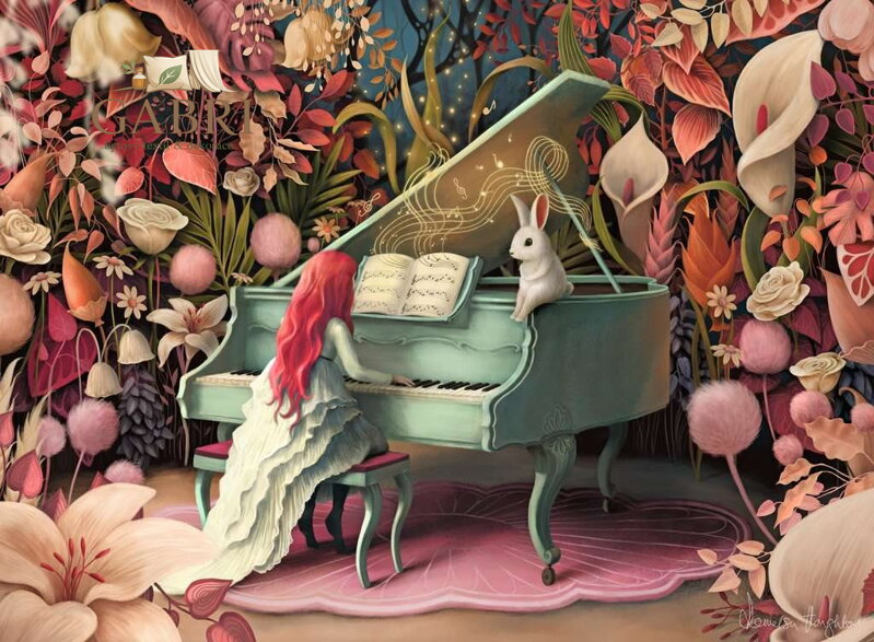 RAVENSBURGER Puzzle Králíčkův recitál 500 dílků