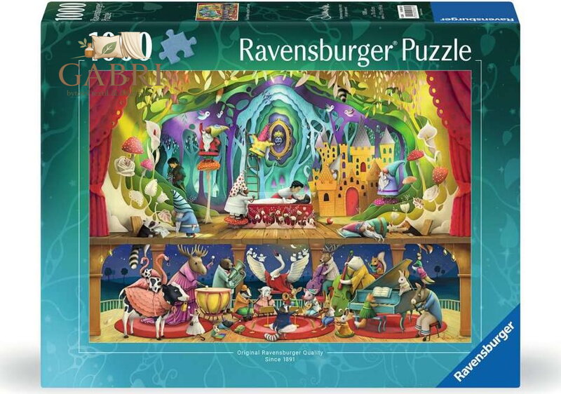 RAVENSBURGER Puzzle Sněhurka a sedm trpaslíků 1000 dílků