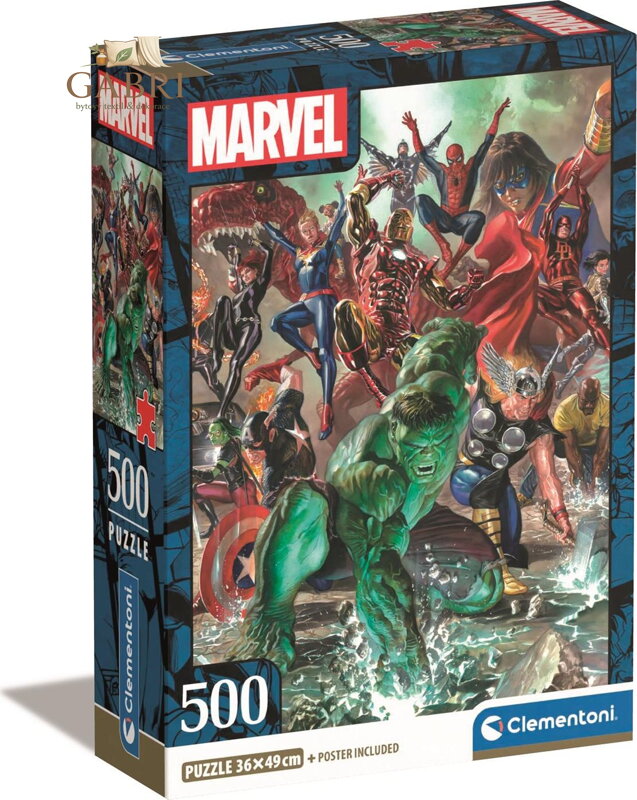 CLEMENTONI Puzzle Avengers 500 dílků