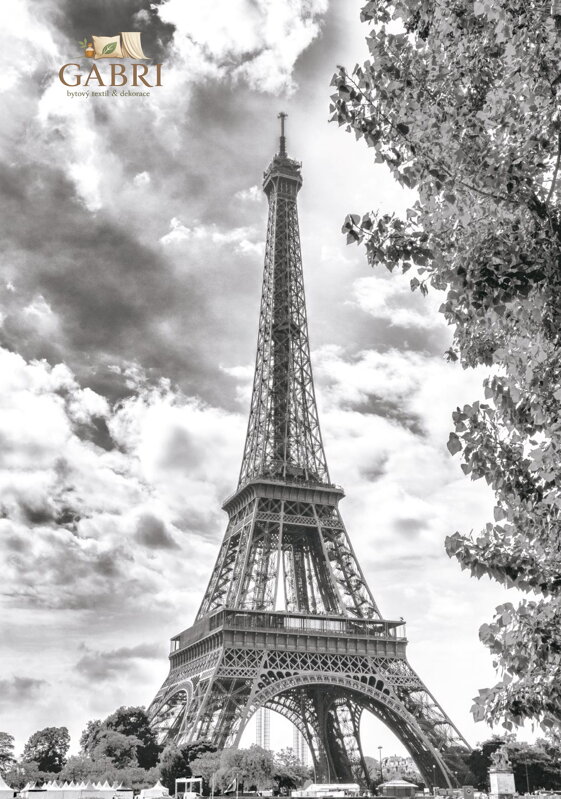 DINO Puzzle Černobílá Eiffelova věž 500 dílků