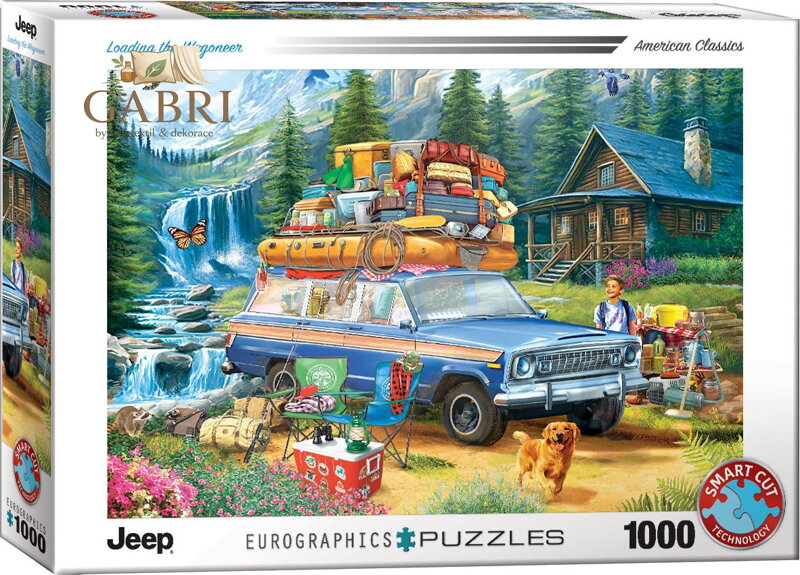 EUROGRAPHICS Puzzle Jeep: Pořádný náklad 1000 dílků