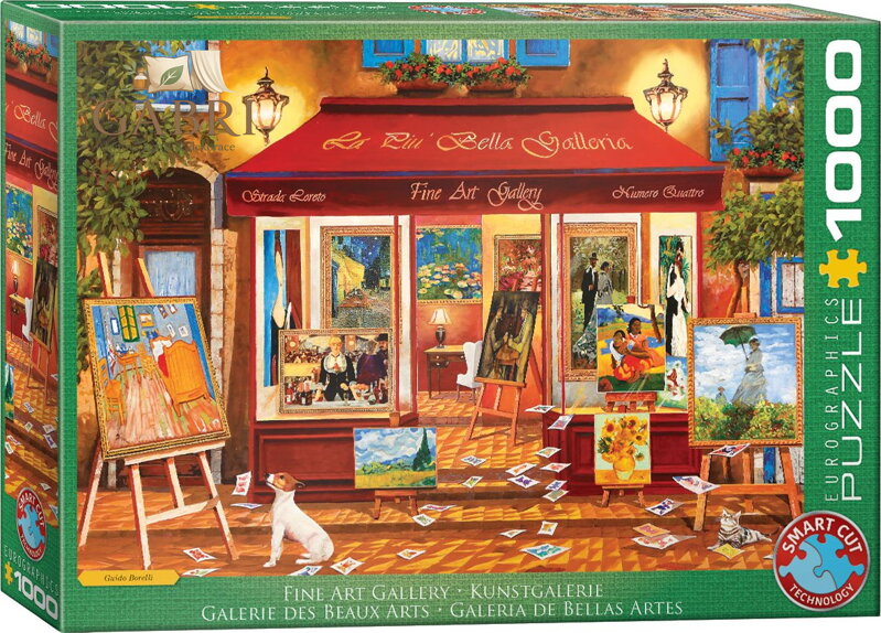 EUROGRAPHICS Puzzle Umělecká galerie 1000 dílků