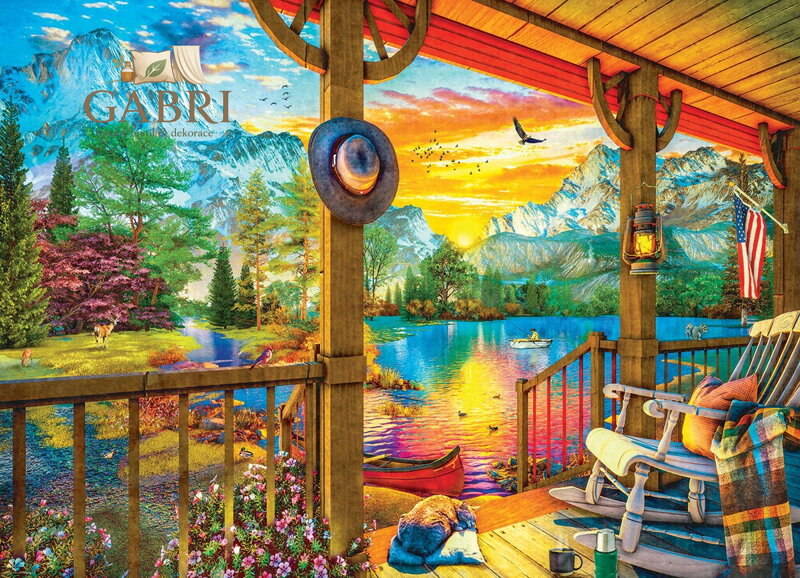 EUROGRAPHICS Puzzle Ranní rybaření XL 500 dílků