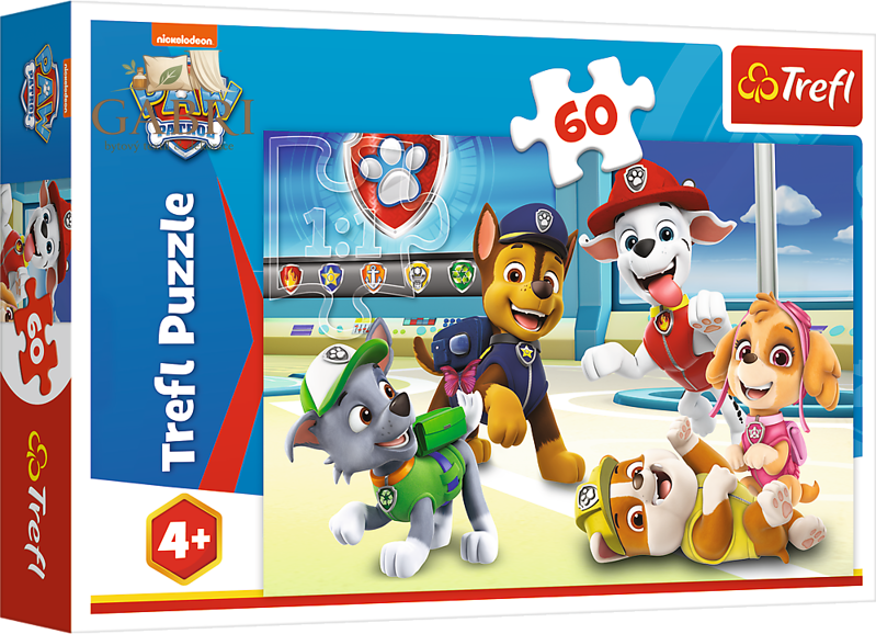TREFL Puzzle Tlapková patrola: Ve světě štěňat 60 dílků