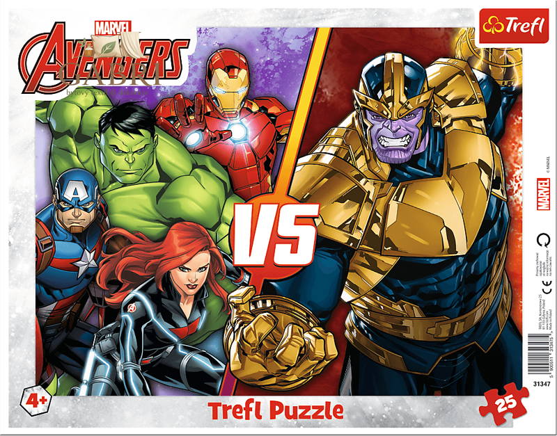 TREFL Puzzle Nepřemožitelný tým Avengers 25 dílků