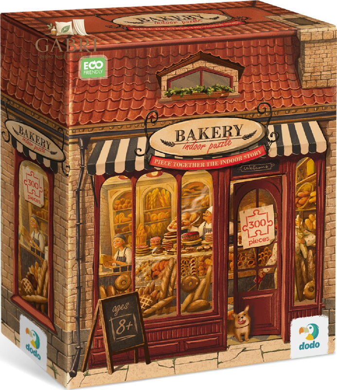 DODO Puzzle Obchůdky: Pekárna 300 dílků