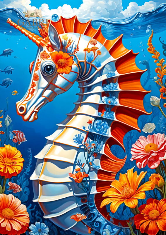 ENJOY Puzzle Mořský koník 1000 dílků