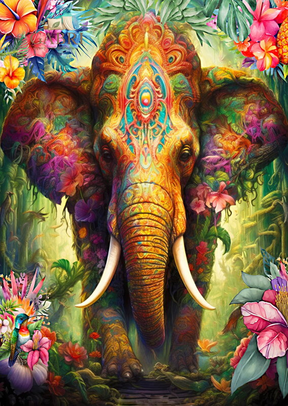 ENJOY Puzzle Nebeská společnost 1000 dílků