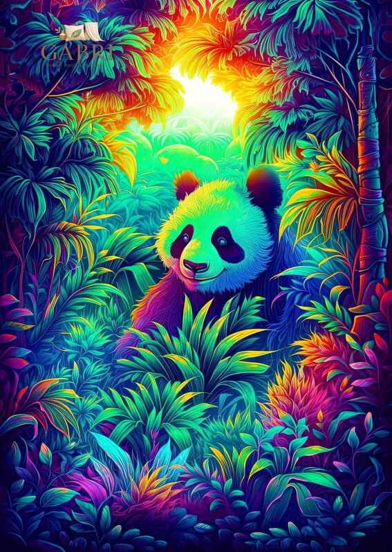 ENJOY Puzzle Pandí koutek 1000 dílků