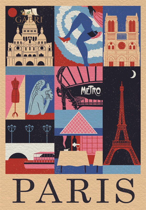 CLEMENTONI Puzzle Style in the City: Paříž 1000 dílků