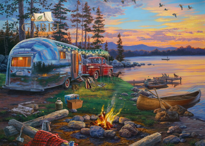 SCHMIDT Puzzle Tábornický ráj 1000 dílků