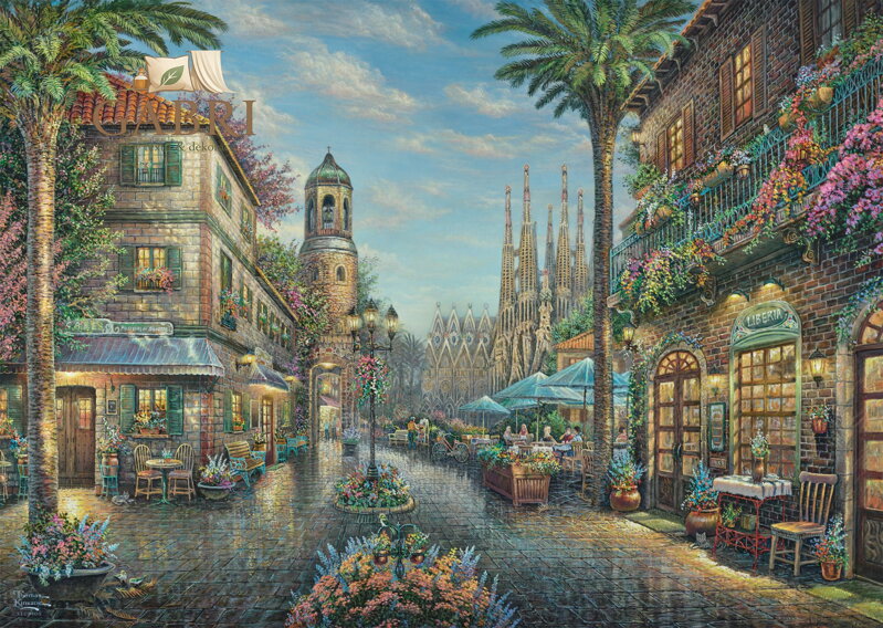 SCHMIDT Puzzle Španělská kavárna 1000 dílků