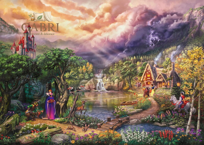 SCHMIDT Puzzle Disney: Sněhurka a královna 1000 dílků