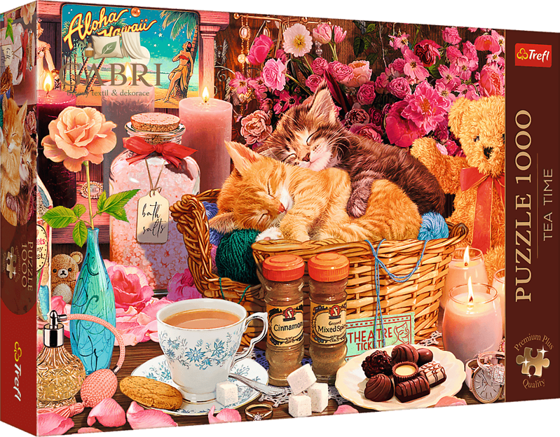 TREFL Puzzle Premium Plus Tea Time: Všechno hezké 1000 dílků