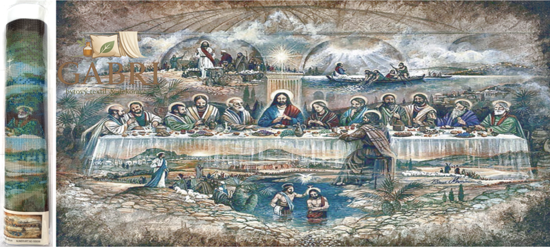 Norimpex Diamantové malování Poslední večeře 80x40cm