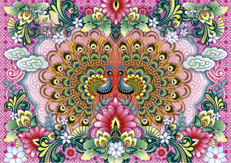 EDUCA Puzzle Pávi indičtí 1500 dílků