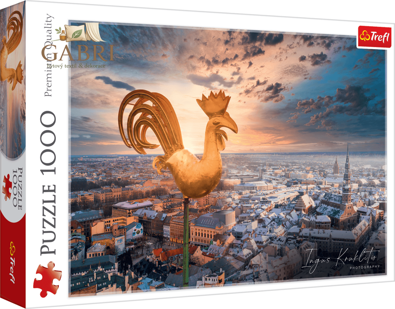 TREFL Puzzle Riga, Lotyšsko 1000 dílků