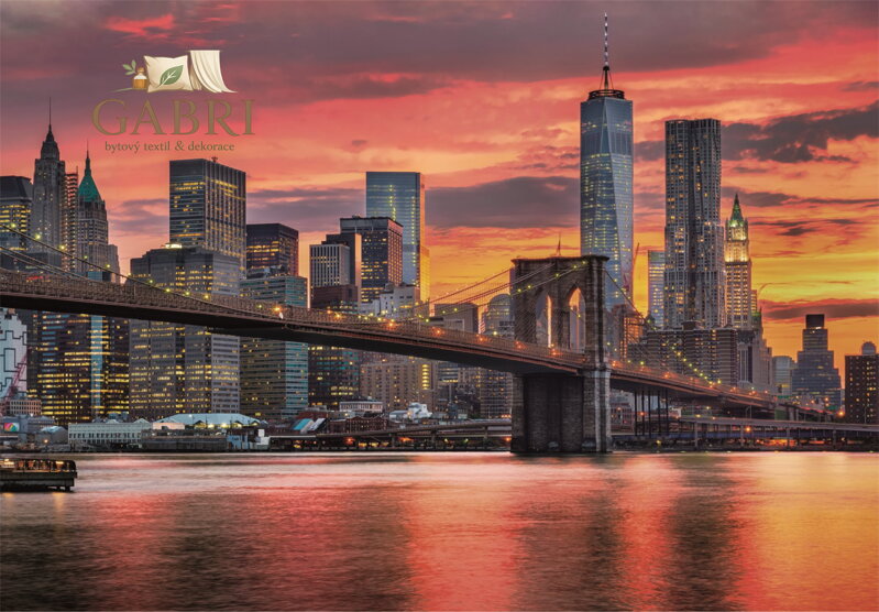 CLEMENTONI Puzzle East River za soumraku 1500 dílků