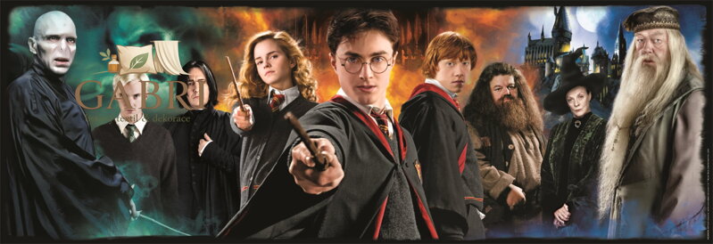 CLEMENTONI Panoramatické puzzle Harry Potter 1000 dílků
