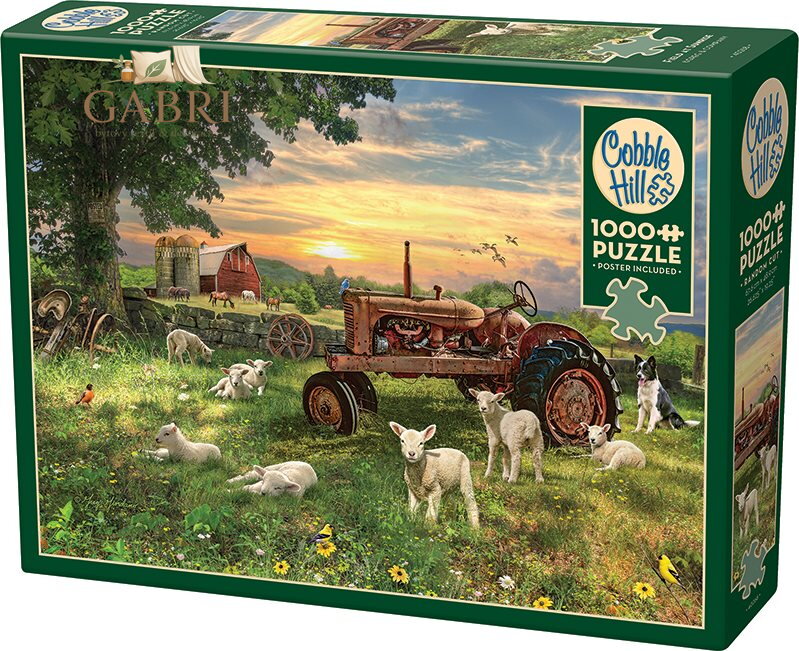 COBBLE HILL Puzzle Pole při východu slunce 1000 dílků