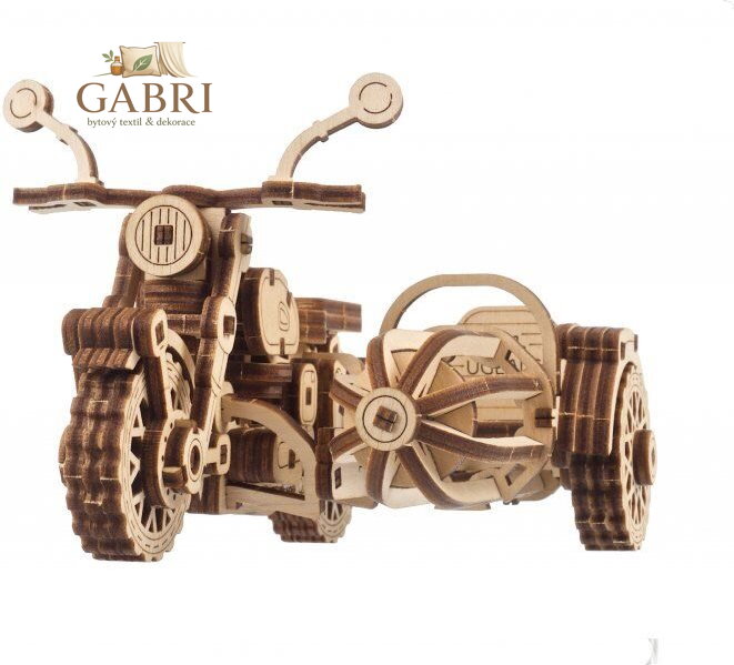 UGEARS 3D puzzle Harry Potter: Hagridova létající motorka 130 dílků
