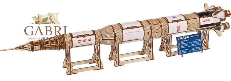 UGEARS 3D puzzle NASA Saturn V 500 dílků
