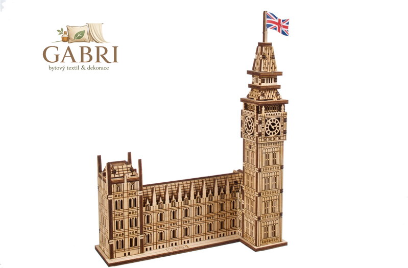 UGEARS 3D puzzle Big Ben 63 dílků