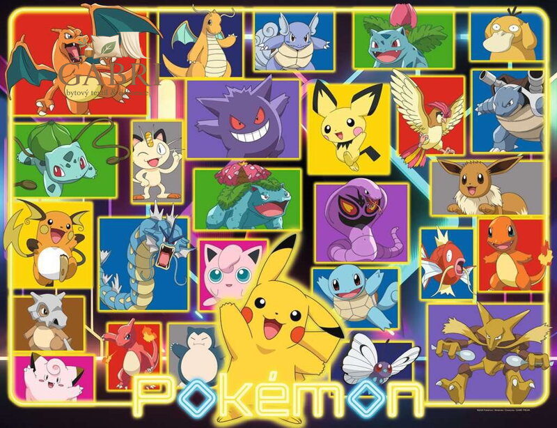 RAVENSBURGER Puzzle Zářící Pokémoni 2000 dílků