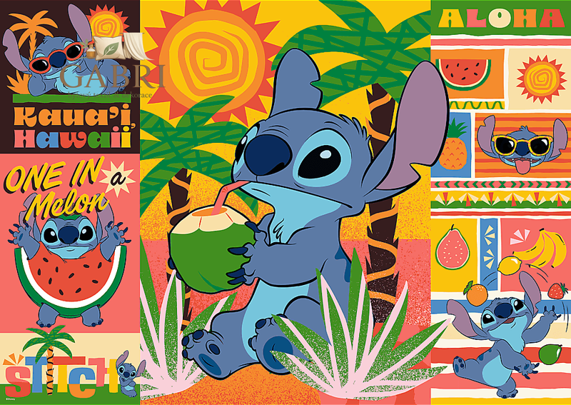 TREFL Puzzle Lilo&Stitch: Dovolená se Stichem 500 dílků