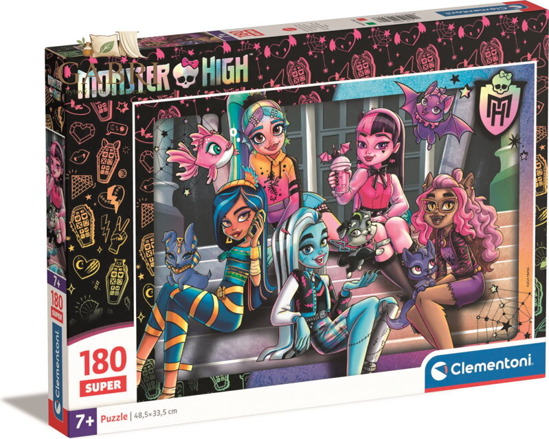 CLEMENTONI Puzzle Monster High 180 dílků