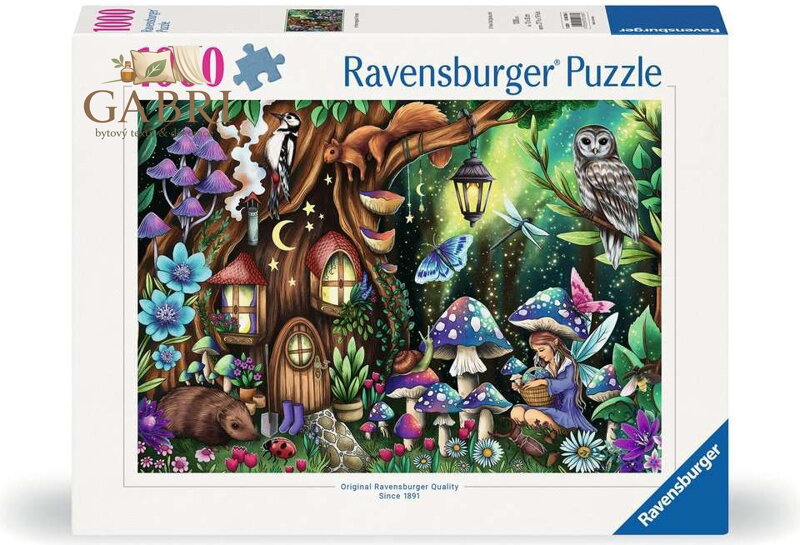 RAVENSBURGER Puzzle V kouzelném lese 1000 dílků