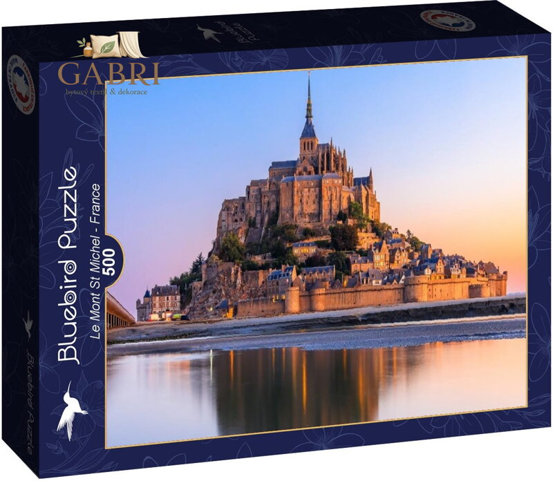 BLUEBIRD Puzzle Mont-Saint-Michel, Francie 500 dílků