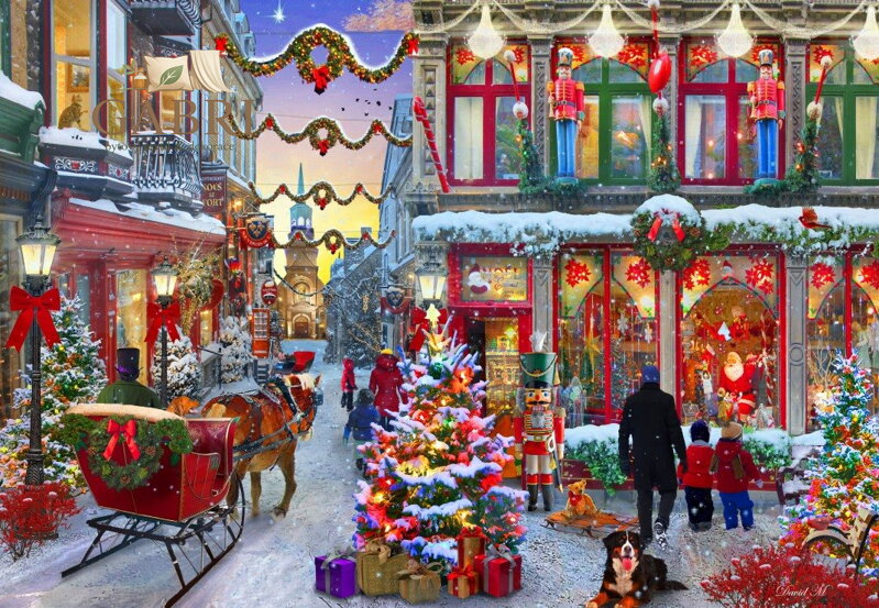 BLUEBIRD Puzzle Kouzlo Vánoc 1000 dílků