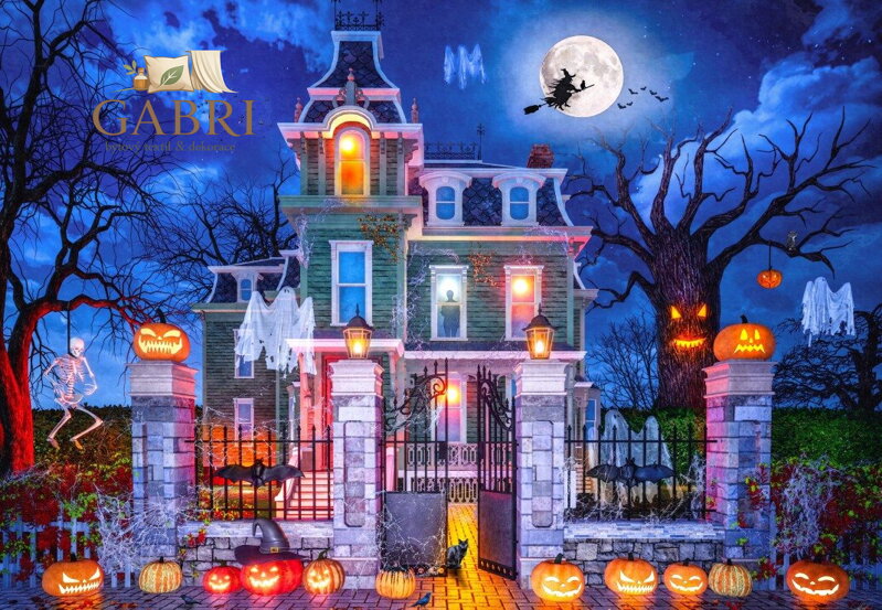 BLUEBIRD Puzzle Strašidelný dům 1000 dílků